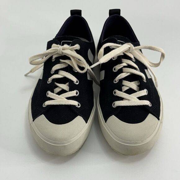 Veja Mens Sneakers Wata Canvas Low Top Black US 8 - Picture 9 of 11